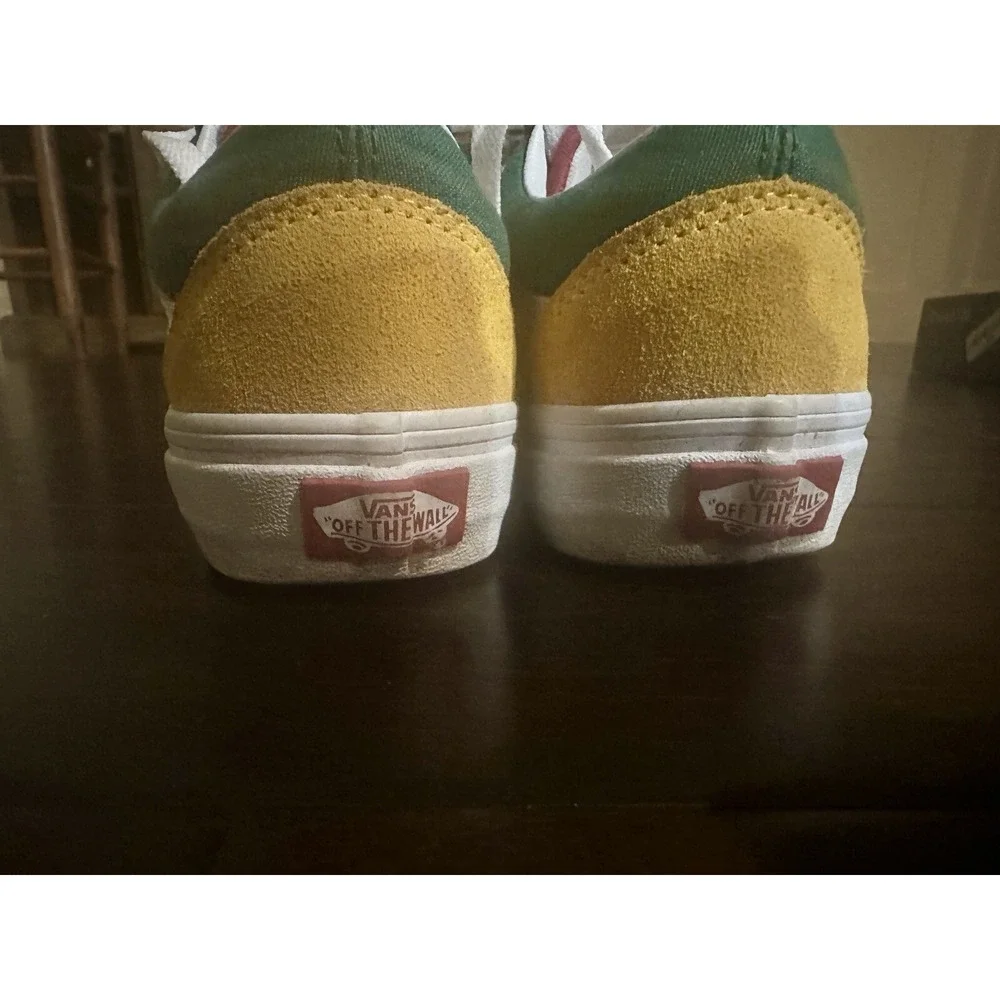 Vans Old Skool Yacht Club Blue Green Yellow Red Skate Shoes Men's 4/Women's 5.5